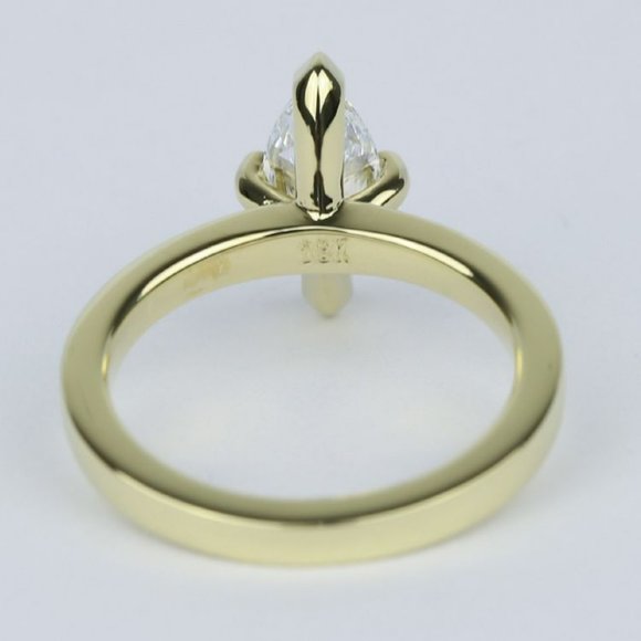 IGI 1Ct Marquise Lab Grown Diamond Engagement Ring - Picture 4 of 4